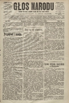 Głos Narodu : dziennik polityczny, założony w roku 1893 przez Józefa Rogosza (wydanie poranne). 1902, nr 262