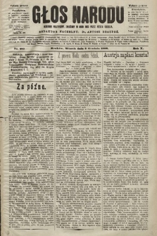Głos Narodu : dziennik polityczny, założony w roku 1893 przez Józefa Rogosza (wydanie poranne). 1902, nr 287