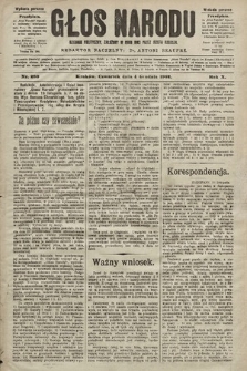 Głos Narodu : dziennik polityczny, założony w roku 1893 przez Józefa Rogosza (wydanie poranne). 1902, nr 289