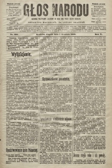 Głos Narodu : dziennik polityczny, założony w roku 1893 przez Józefa Rogosza (wydanie poranne). 1902, nr 290