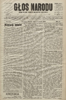 Głos Narodu : dziennik polityczny, założony w roku 1893 przez Józefa Rogosza (wydanie poranne). 1902, nr 293