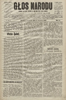 Głos Narodu : dziennik polityczny, założony w roku 1893 przez Józefa Rogosza (wydanie poranne). 1902, nr 295