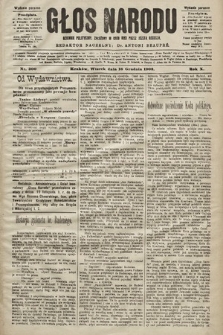 Głos Narodu : dziennik polityczny, założony w roku 1893 przez Józefa Rogosza (wydanie poranne). 1902, nr 300