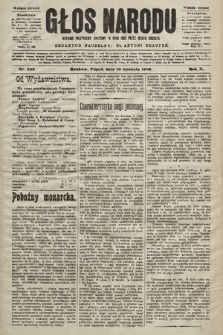 Głos Narodu : dziennik polityczny, założony w roku 1893 przez Józefa Rogosza (wydanie poranne). 1902, nr 303