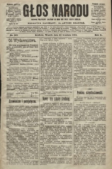 Głos Narodu : dziennik polityczny, założony w roku 1893 przez Józefa Rogosza (wydanie poranne). 1902, nr 307