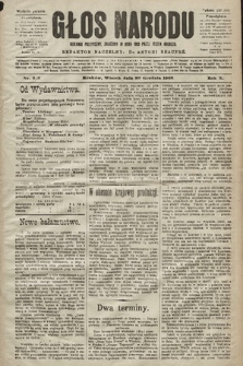 Głos Narodu : dziennik polityczny, założony w roku 1893 przez Józefa Rogosza (wydanie poranne). 1902, nr 313