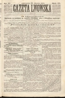 Gazeta Lwowska. 1873, nr 71