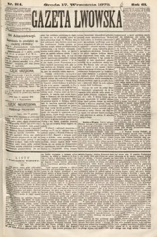 Gazeta Lwowska. 1873, nr 214