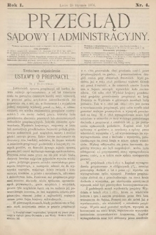 Przegląd Sądowy i Administracyjny. 1876, nr 4
