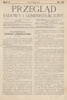 Przegląd Sądowy i Administracyjny. 1876, nr 18