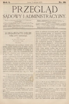 Przegląd Sądowy i Administracyjny. 1876, nr 23