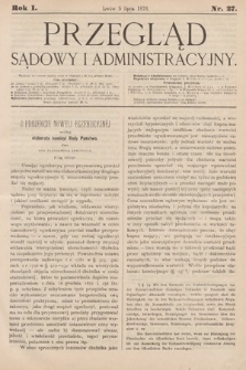 Przegląd Sądowy i Administracyjny. 1876, nr 27