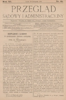 Przegląd Sądowy i Administracyjny. 1886, nr 45