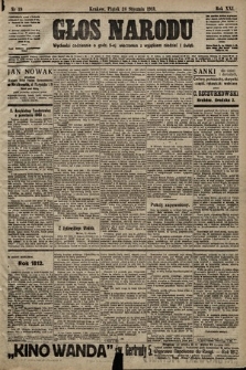 Głos Narodu. 1913, nr 19