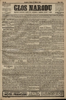 Głos Narodu. 1913, nr 62
