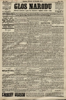 Głos Narodu. 1913, nr 212
