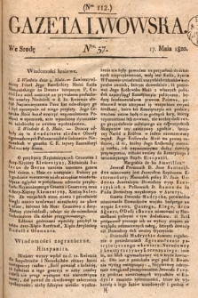 Gazeta Lwowska. 1820, nr 57