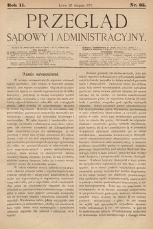 Przegląd Sądowy i Administracyjny. 1877, nr 35