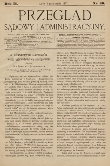 Przegląd Sądowy i Administracyjny. 1877, nr 40