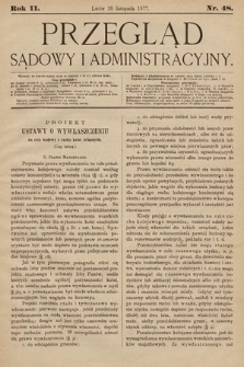 Przegląd Sądowy i Administracyjny. 1877, nr 48