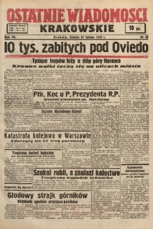 Ostatnie Wiadomości Krakowskie. 1937, nr 58
