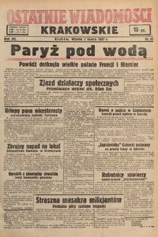 Ostatnie Wiadomości Krakowskie. 1937, nr 61