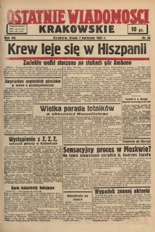 Ostatnie Wiadomości Krakowskie. 1937, nr 95