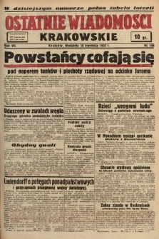 Ostatnie Wiadomości Krakowskie. 1937, nr 106