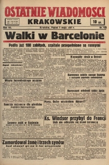 Ostatnie Wiadomości Krakowskie. 1937, nr 125