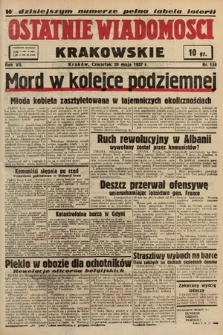 Ostatnie Wiadomości Krakowskie. 1937, nr 138