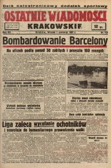 Ostatnie Wiadomości Krakowskie. 1937, nr 150