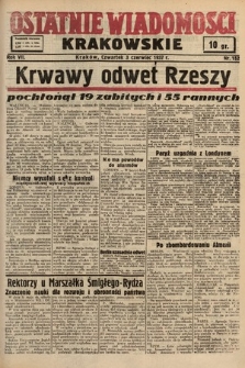 Ostatnie Wiadomości Krakowskie. 1937, nr 152