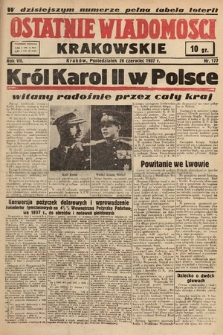 Ostatnie Wiadomości Krakowskie. 1937, nr 177