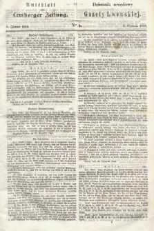 Amtsblatt zur Lemberger Zeitung = Dziennik Urzędowy do Gazety Lwowskiej. 1850, nr 4