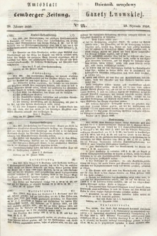 Amtsblatt zur Lemberger Zeitung = Dziennik Urzędowy do Gazety Lwowskiej. 1850, nr 24