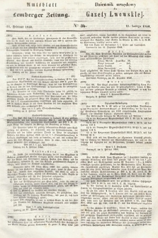 Amtsblatt zur Lemberger Zeitung = Dziennik Urzędowy do Gazety Lwowskiej. 1850, nr 34