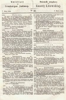 Amtsblatt zur Lemberger Zeitung = Dziennik Urzędowy do Gazety Lwowskiej. 1850, nr 55