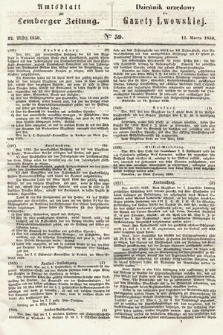 Amtsblatt zur Lemberger Zeitung = Dziennik Urzędowy do Gazety Lwowskiej. 1850, nr 59