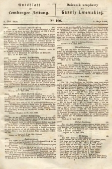 Amtsblatt zur Lemberger Zeitung = Dziennik Urzędowy do Gazety Lwowskiej. 1850, nr 100