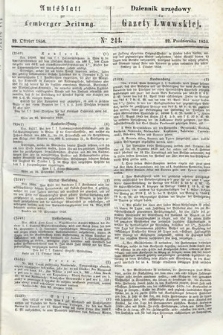 Amtsblatt zur Lemberger Zeitung = Dziennik Urzędowy do Gazety Lwowskiej. 1850, nr 244