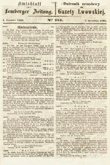 Amtsblatt zur Lemberger Zeitung = Dziennik Urzędowy do Gazety Lwowskiej. 1861, nr 280