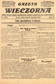 Gazeta Wieczorna. 1914, nr 2068