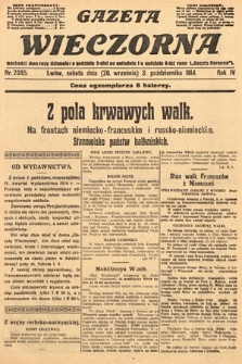 Gazeta Wieczorna. 1914, nr 2085