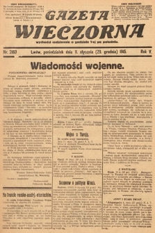 Gazeta Wieczorna. 1915, nr 2183