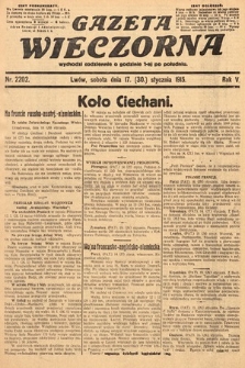 Gazeta Wieczorna. 1915, nr 2202