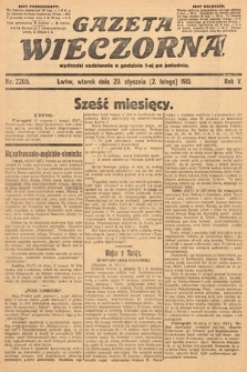 Gazeta Wieczorna. 1915, nr 2205