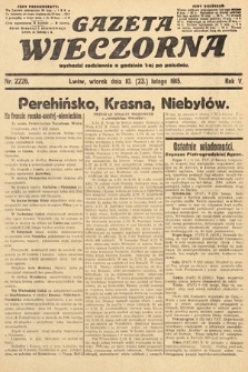 Gazeta Wieczorna. 1915, nr 2226