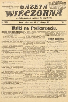 Gazeta Wieczorna. 1915, nr 2230
