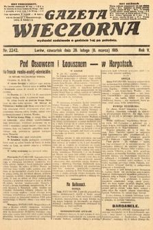Gazeta Wieczorna. 1915, nr 2242