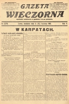 Gazeta Wieczorna. 1915, nr 2278